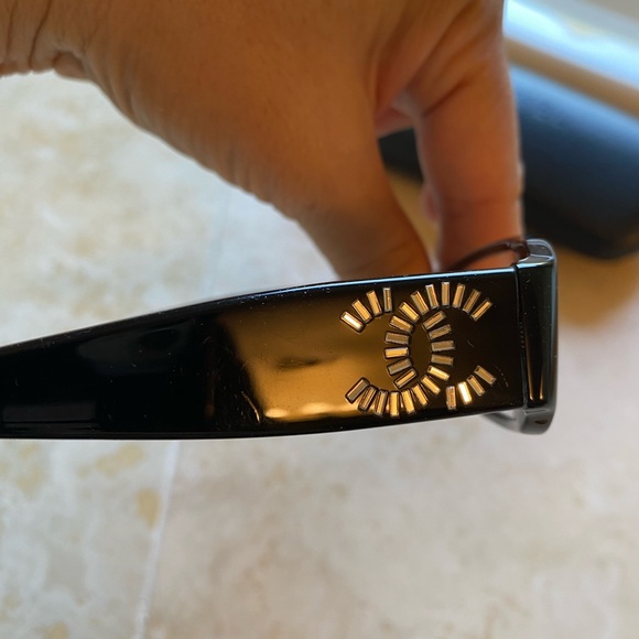 Chanel eyeglasses with crystals 3116 B - Picture 6 of 8